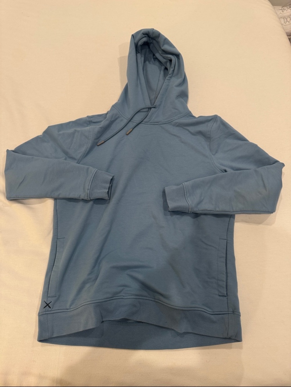 Cuts Clothing Men's Dusty Blue Hooded Pullover